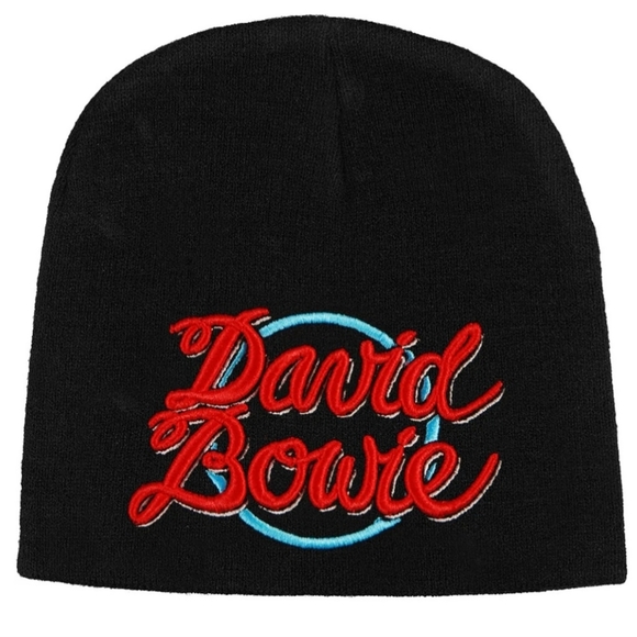 BOWIE Other - David Bowie 1978 Tour Logo Black Beanie